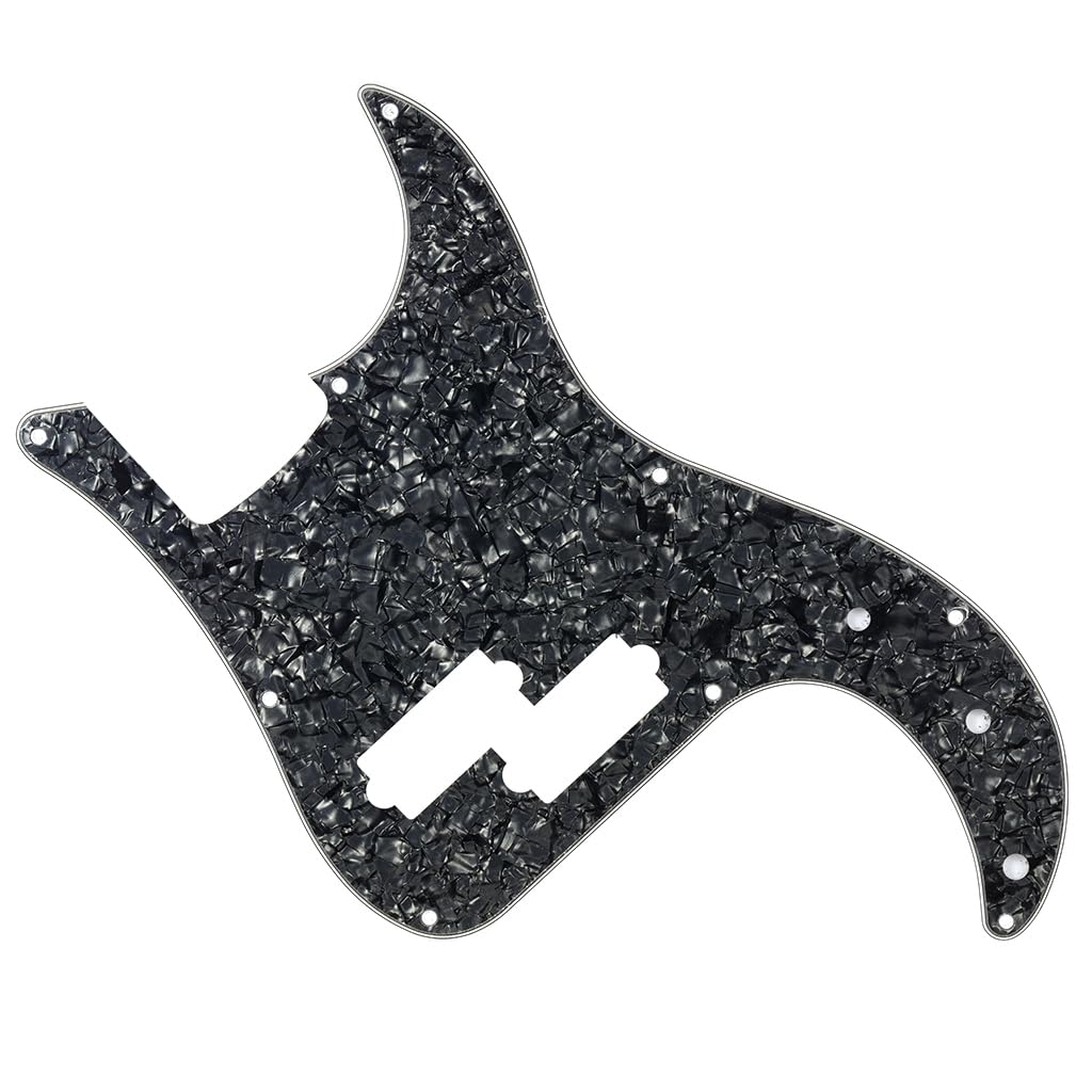 RuiJOTWAT 3 Ply Guitar Pickguard 9 Holes Scratch Plate For Pb Bass Guitar Part