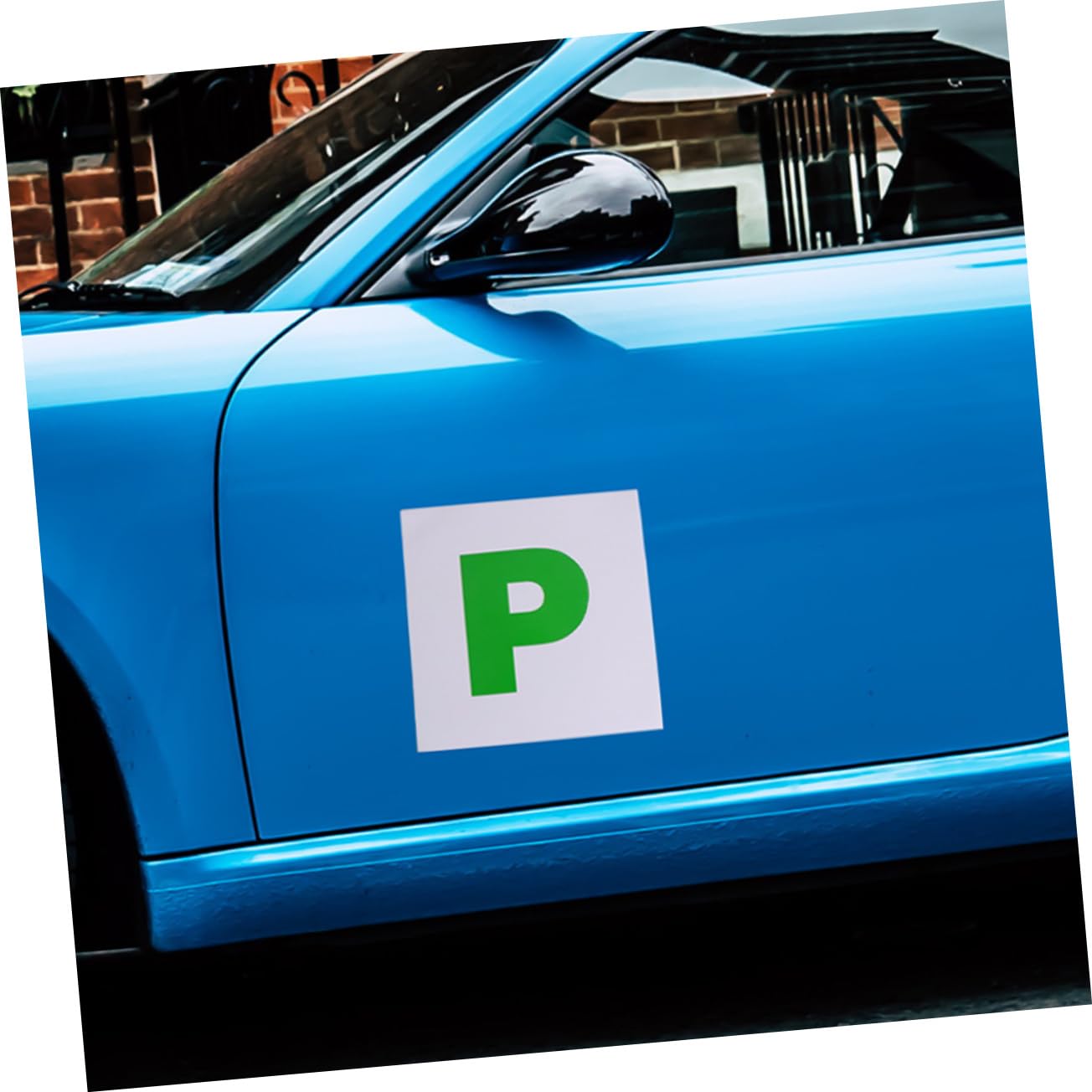 iplusmile Decorazioni Scuola Magnetiche per Auto Adesivi Impermeabili PVC e Gomma, Design Accattivante per Nuovi Guidatori in Confezione da 2 Pezzi