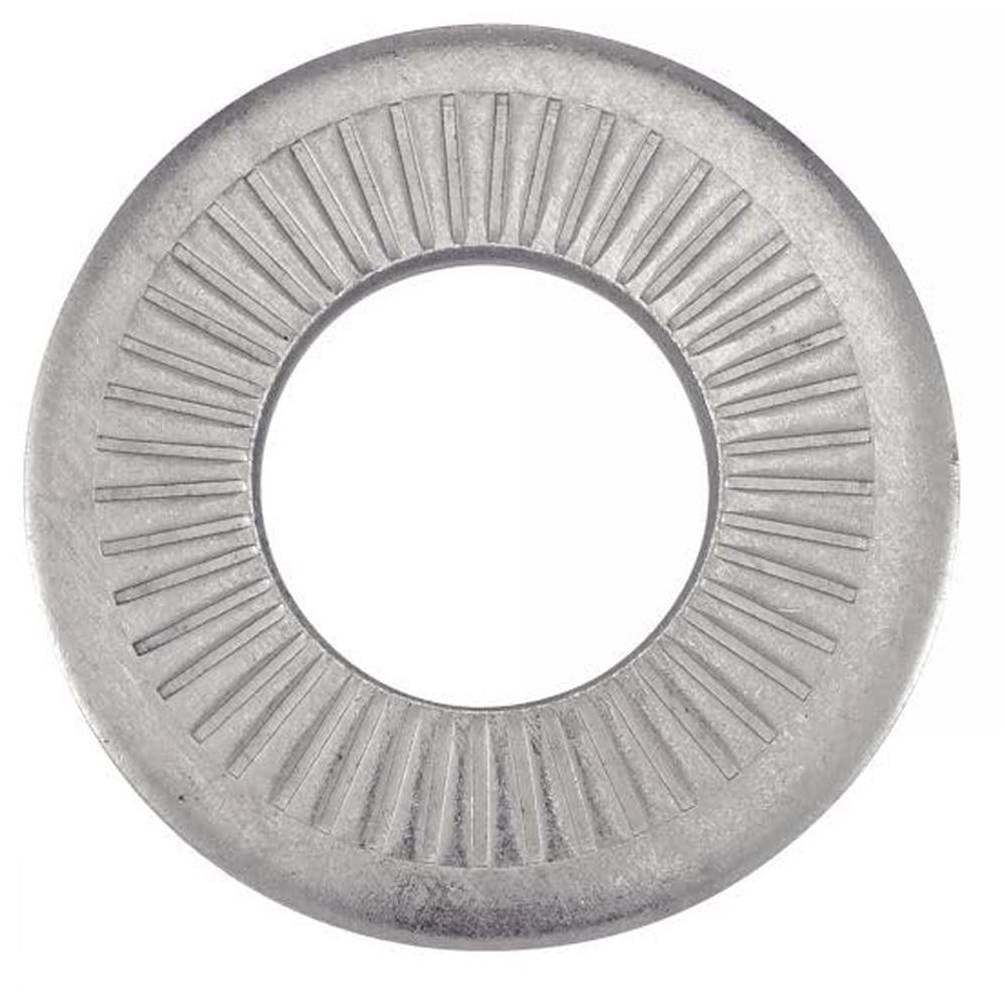 D-Work - Arandelas cónicas estriadas serie ancha 8 mm - NFE 25511 - Acero inoxidable A4