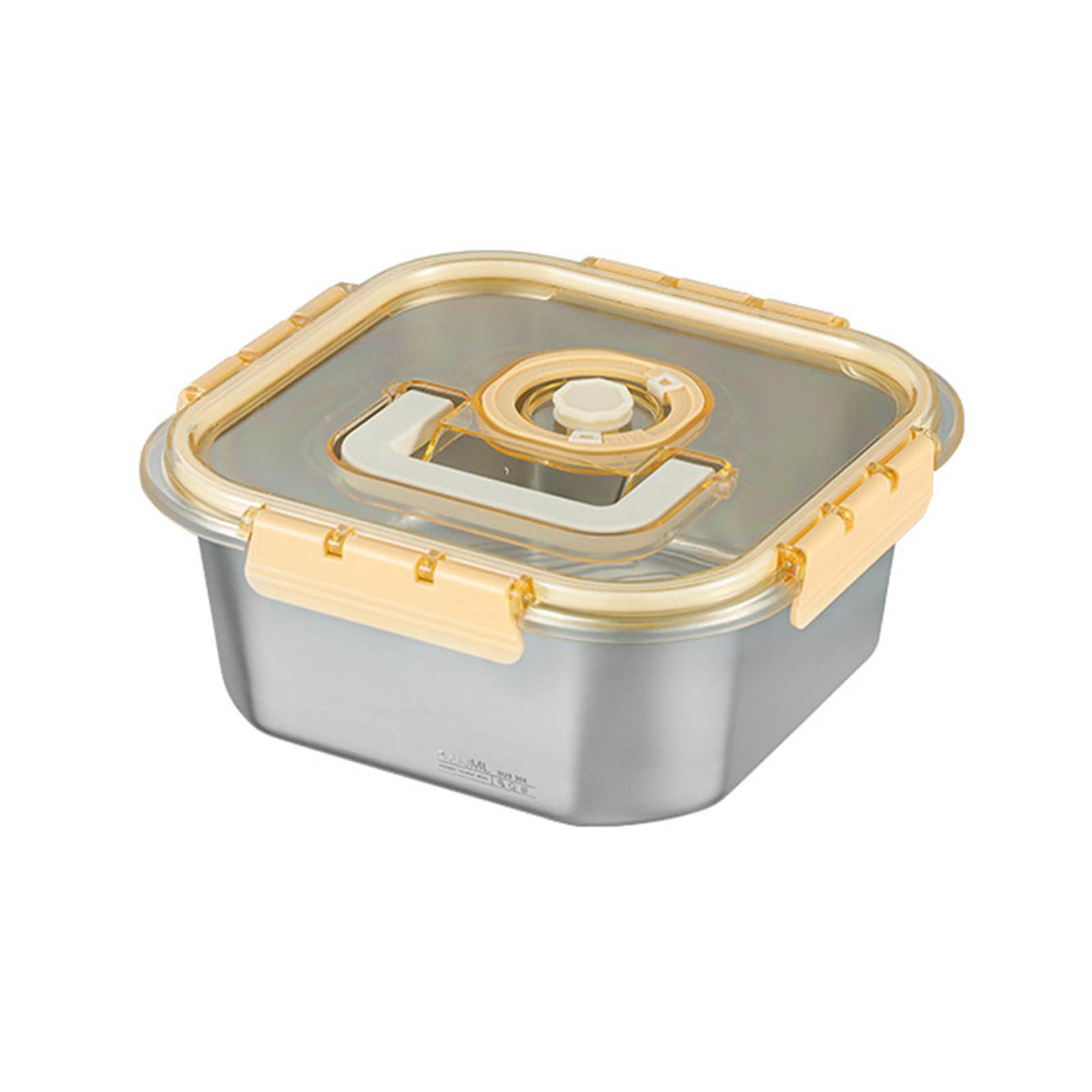 MALSSE Lunch or Snacks Food Container Stainless Steel Meal Preparation Container with Large Capacity for Outdoors Large Capacity Food