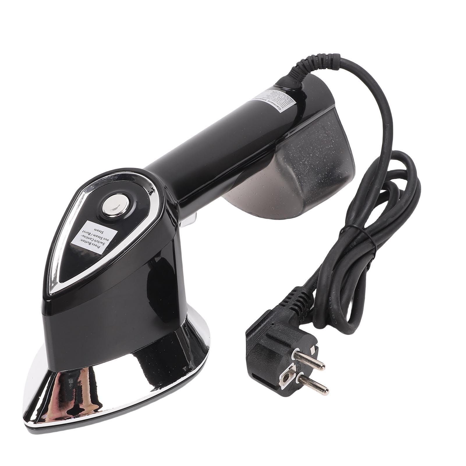 Cocoarm Fer à Vapeur Portable 1500W, pour Vêtements, Dissolvant de Rides, Réservoir D'eau de 250ML, Facile à Utiliser pour la Maison et les Voyages, Noir