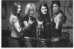 Kittie Poster Metal Band Poster Star Art Poster Music Poster - Canvas...