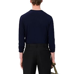 Lacoste Long Sleeve Pima Jersey Crewneck T-Shirt Shirt