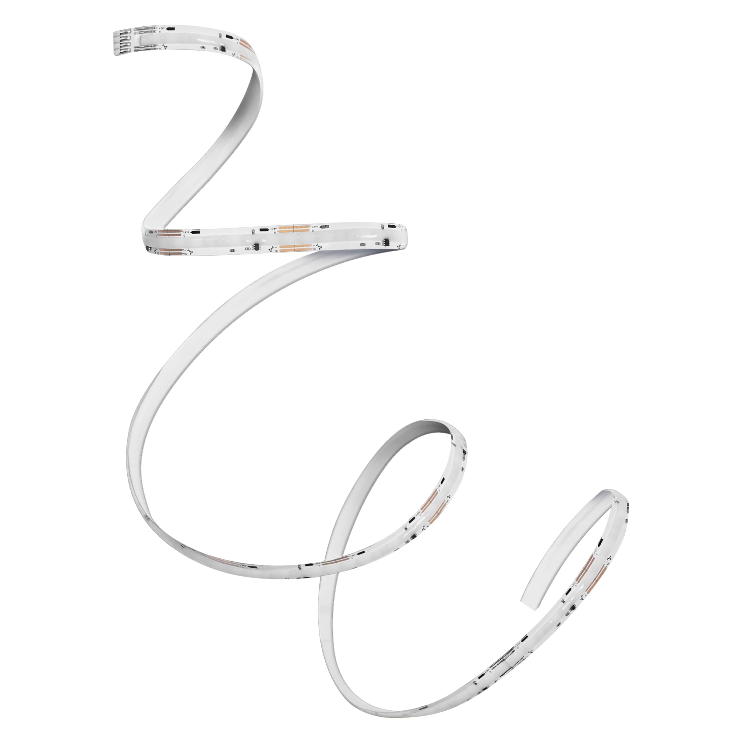 OSRAM SMART WiFi Decorative COB Strips with Magic RGB and Homogeneous Light Effect with Remote Control, 22W, Dimmable, IP20, White, Silicone, Non-Replaceable Light Source