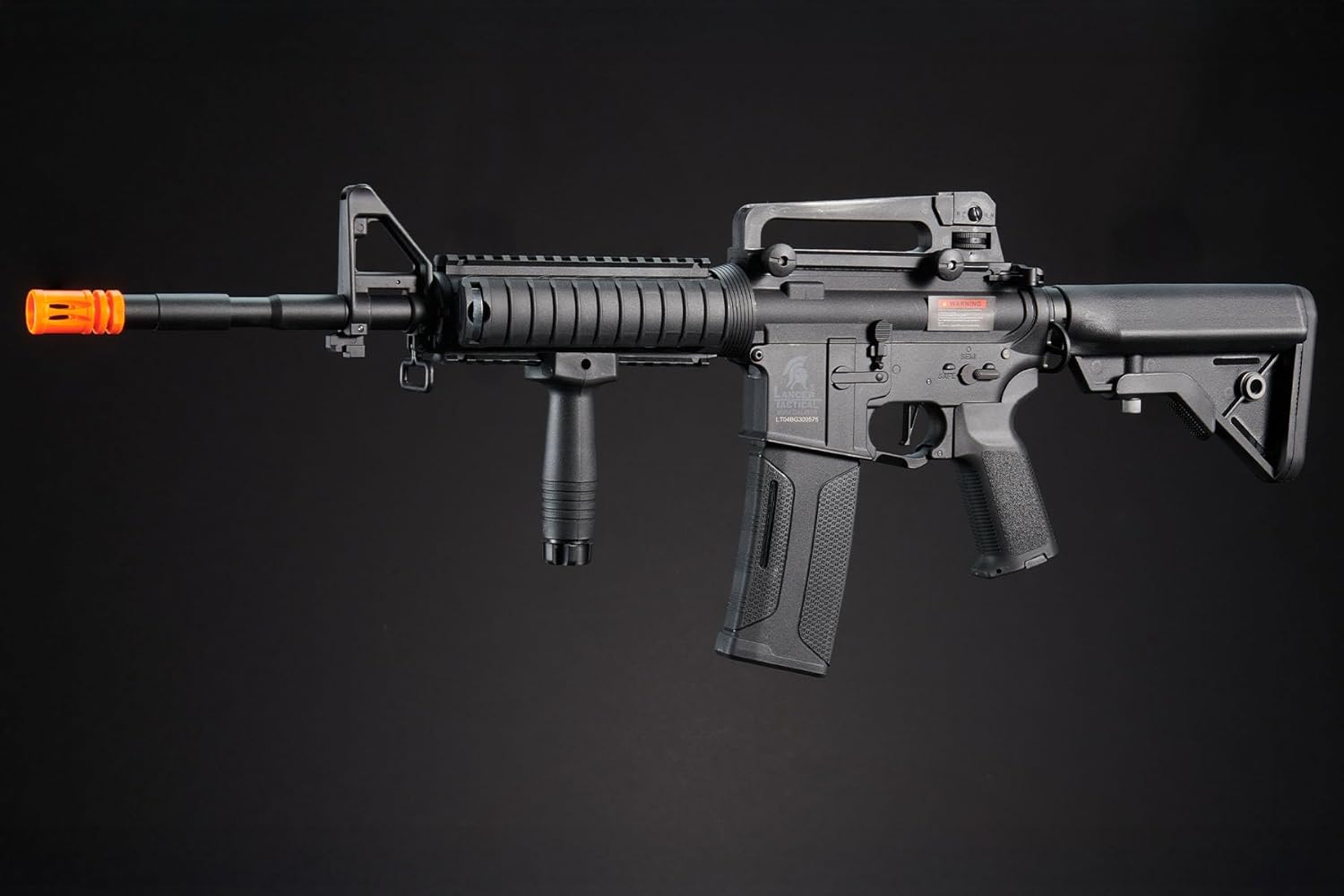 Lancer Tactical Gen 3 M4 SopMod Airsoft AEG Rifle - Programmable Electric Full/Semi-Auto