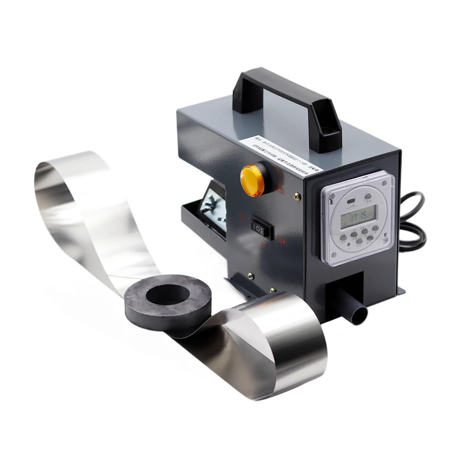 Sgrassatore a nastro in acciaio CNC,Skimmer portatile 13L/H,Macchina di recupero separatore olio-acqua da 14W,per la fabbrica di lavorazioni/stampi