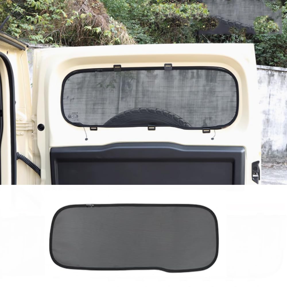 Fit for Suzuki Jimny 4-Door 2023 2024 2025 Auto Inner Door Window Anti-UV Windshield Sunscreen Dust Protector Cover,Sun Visor Shades Privacy Net Gauze Curtain Anti-Insect (Stern Window Full)