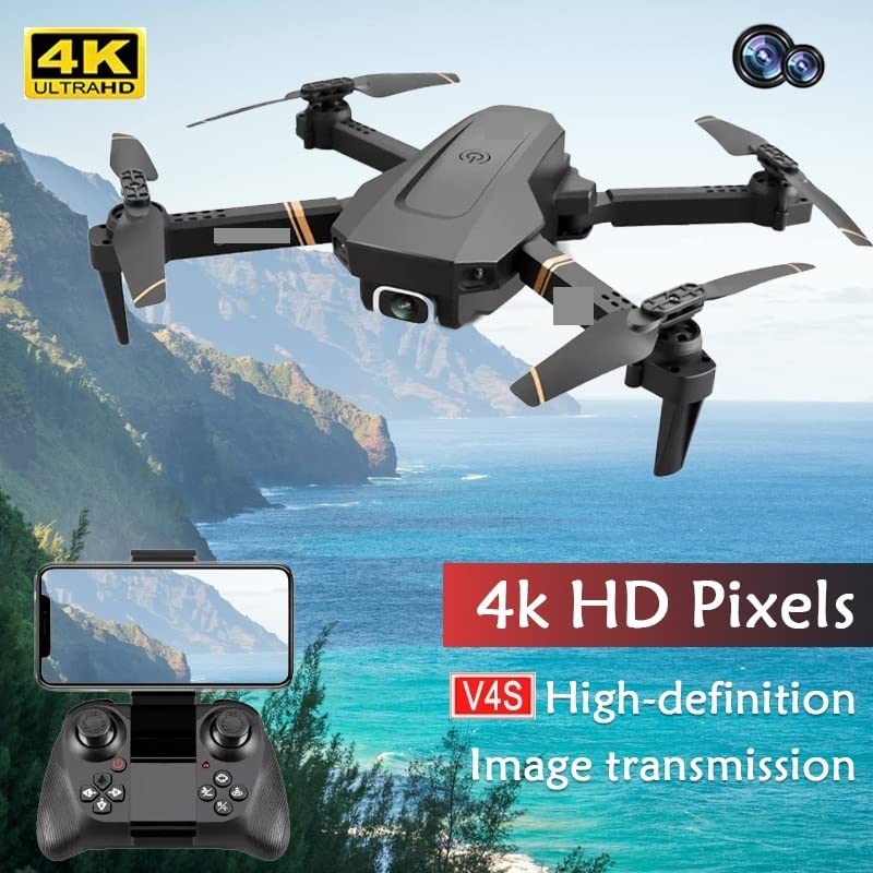 Składany dron Quadcopter Profesjonalny dron 4K / 1080P HD Kamera szerokokątna WiFi Wysokość transmisji w czasie rzeczywistym Utrzymuj Quadcopter Składana zabawka drona (Kolor: 2K-Podwójna kamera-2B