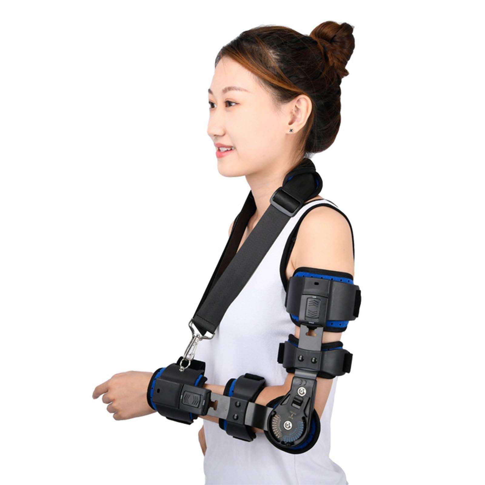 Buy Cajolg Adjustable Elbow Brace Arm Support Hinged Forearm Fracture