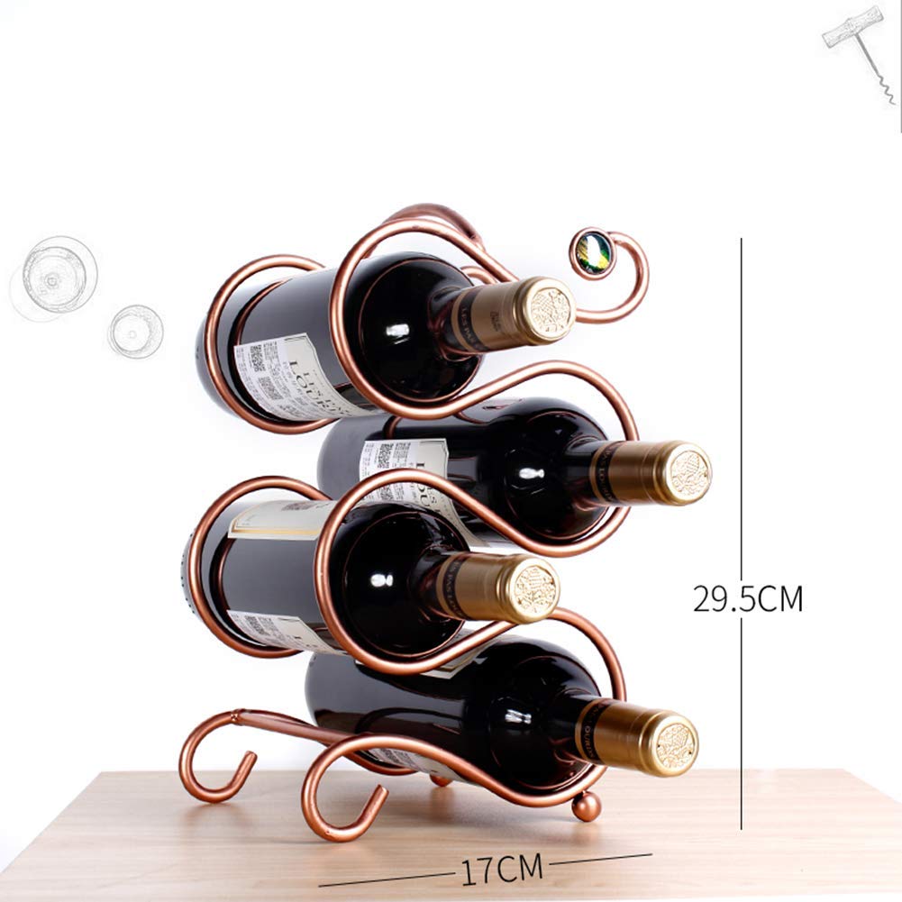 Amazon｜ワインラック錬鉄製ワインラック装飾ワインボトルラックは