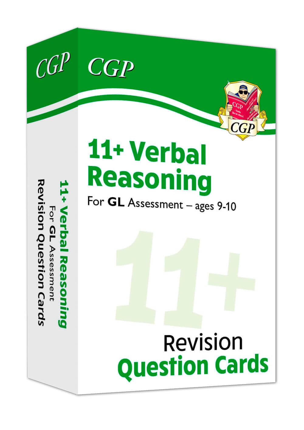 11+ GL Revision Question Cards: Verbal Reasoning - Ages 9-10 by CGP Books