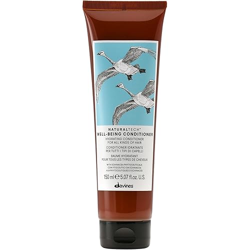 Davines Naturaltech WELLBEING Conditioner, Detangle While Adding Moisture And Shine, Leave Hair Easy To Style, 5.07 fl. oz.
