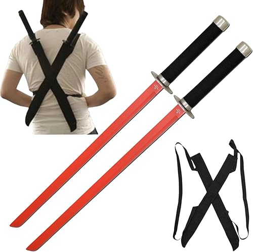 Miniatura 4 de Snake Eye Tactical Espada Ninja Doble Gemela con Funda Doble para Hombro Cada Cuchilla