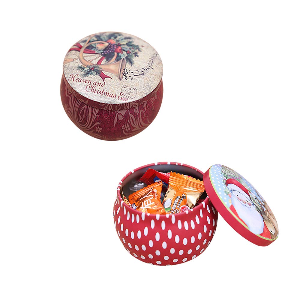 Warh 10Pcs Boîte À Thé En étal Boîte À Bonbons En Fer Blanc En Fore