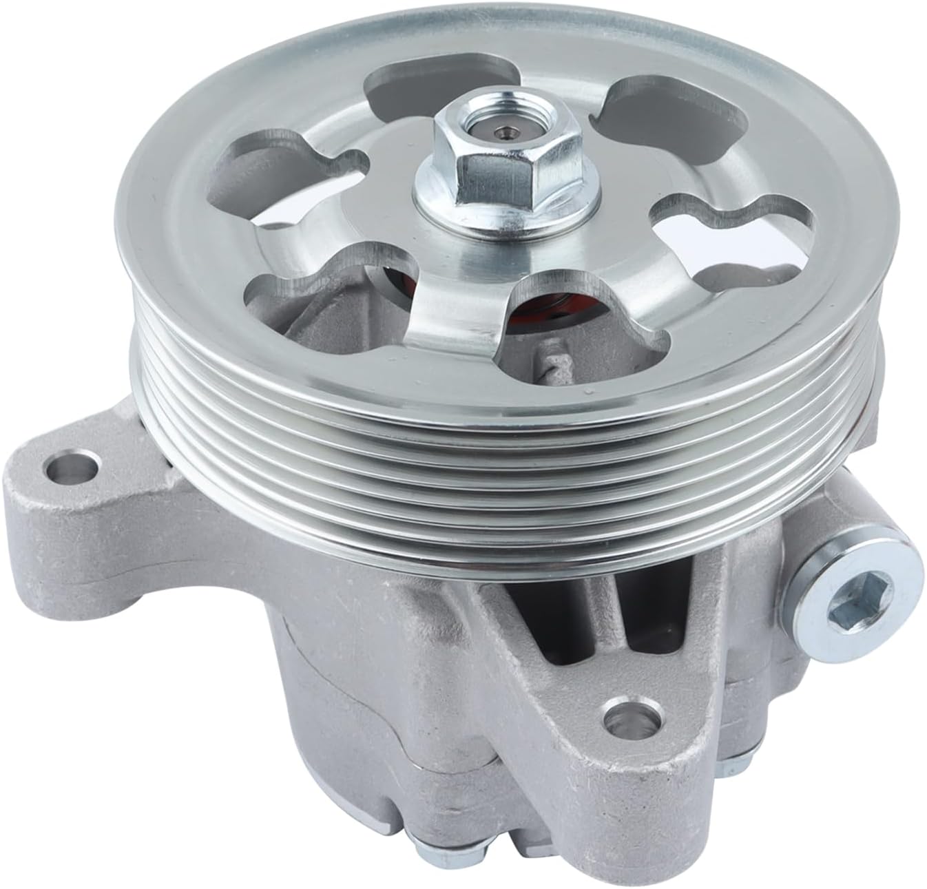 FEIDKS Power Steering Pump w/Pulley Compatible with Acura RSX 2.0L TSX 2.4L Honda Accord CR-V Element 2002-2011 Replace# 21-5419, 56110-PNB-A03