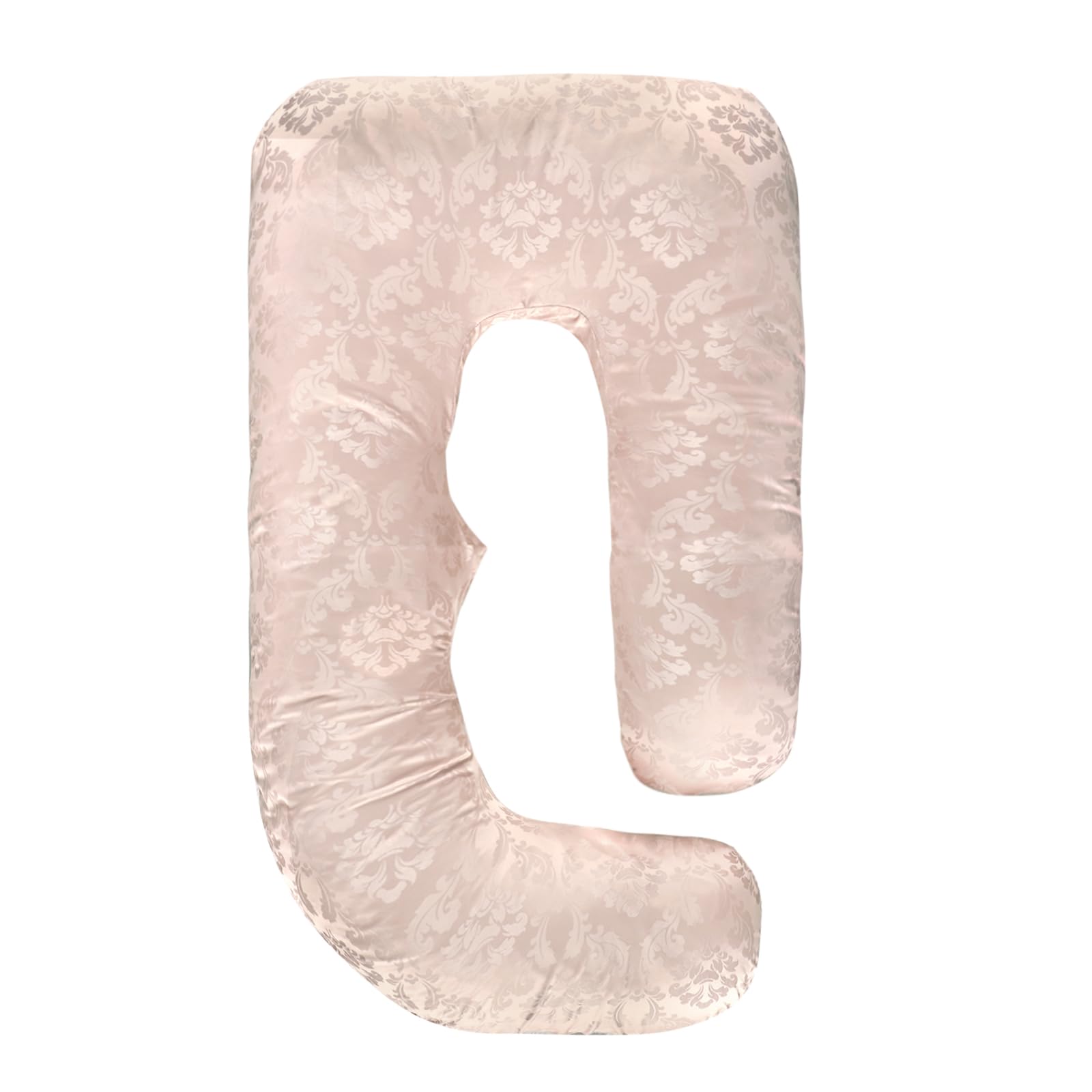 (similar)Pregnancy Pillow Cover, Maternity Pillow Cover, J Shaped Full Body Pillow Case Fits Most 55/57 Inch Pregnant Pillow, Comfortable and Machine Washable, Rose Gold (Cover Only)