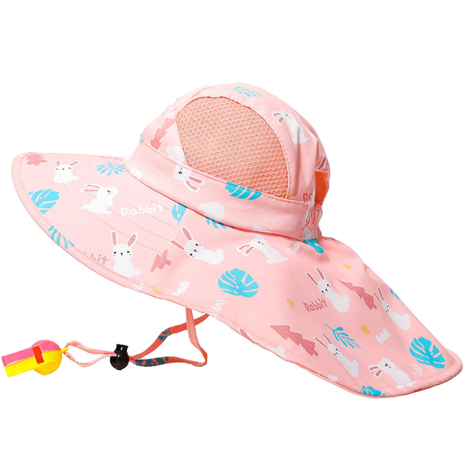 Kids Bucket Hat Outdoor Travel Sunhat Foldable & Breathable Sun Protections Beach Caps for Infants 3-10Y with
