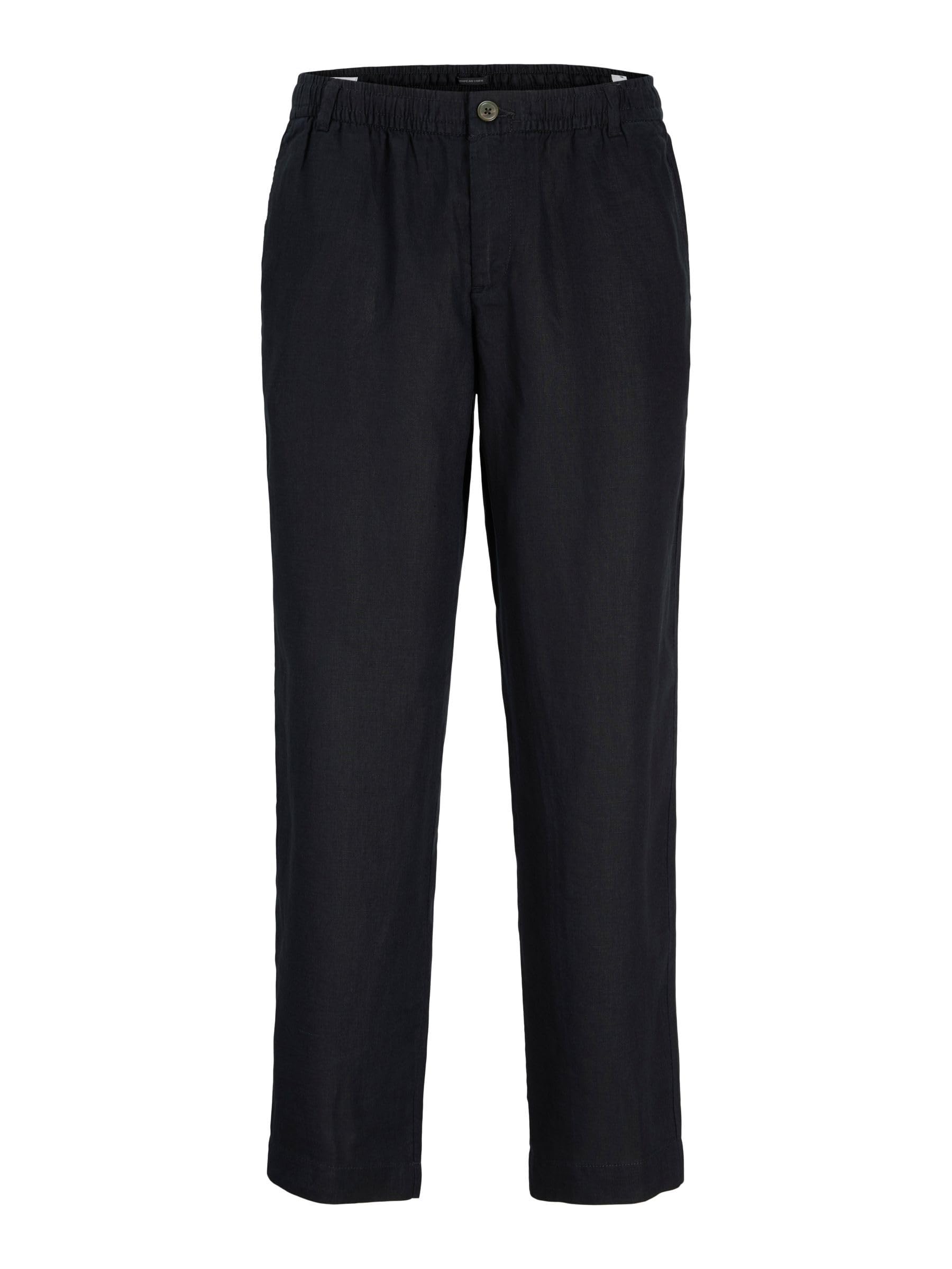 Pantalones Clásicos Corte Loose Negra 28/32