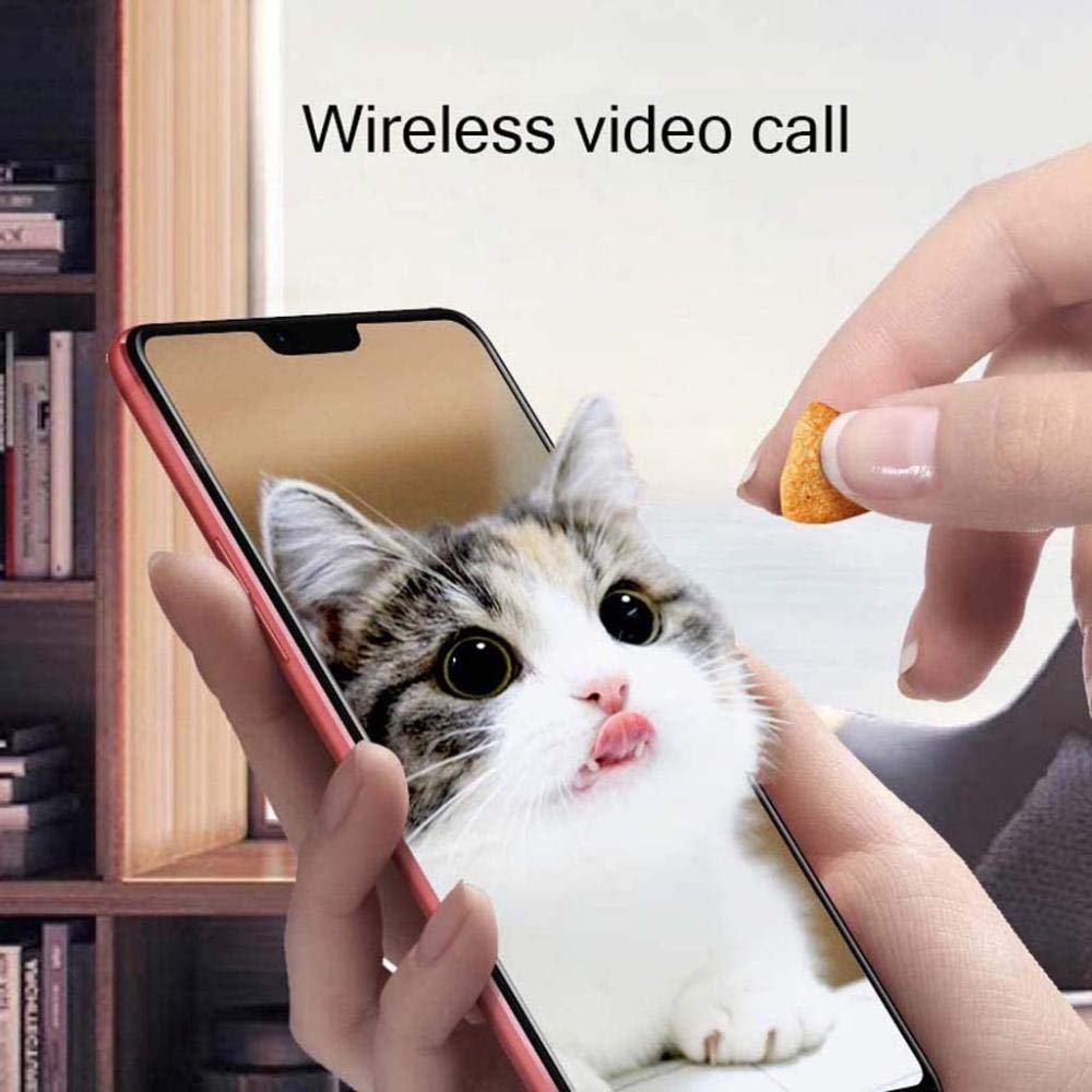 Dispensador automático de Alimentos con Control de la aplicación Smart Pet Cat Dog de 7L con cámara Audio de 2 vías Recordatorio de Voz Grabación de Video para Perros medianos Grandes