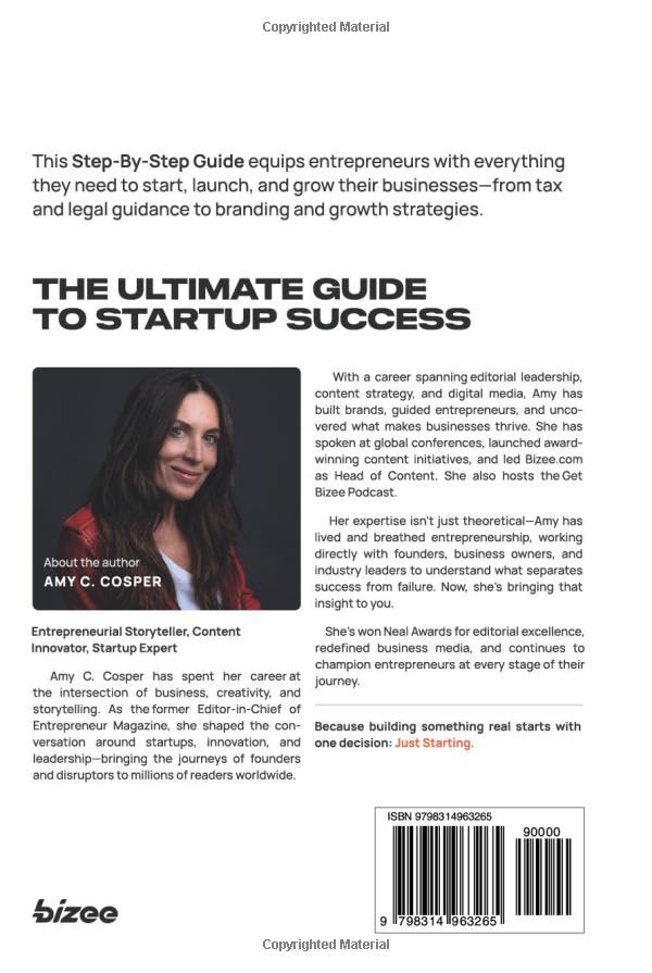 Miniatura 2 de The Ultimate Guide to Startup Success A step-by-step guide for how to form, launch, brand, and grow your startup