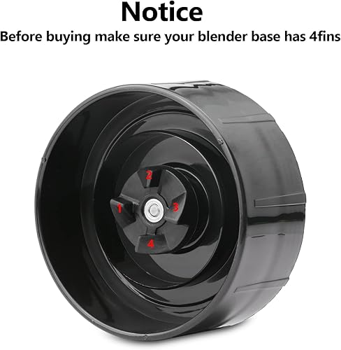 Miniatura 4 de Piezas de repuesto compatibles con Magic Bullet serie MB1001 de 250 W – Juego de accesorios de repuesto para licuadora prémium