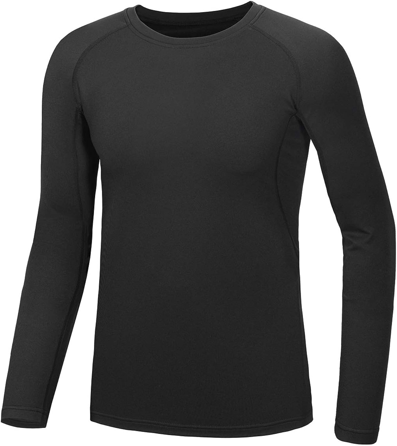 TAIBID Youth Boys' Compression Thermal Shirt Fleece Base Layer Long Sleeve Soccer Baseball Top, Size S - XL: Clothing, Shoes & Jewelry