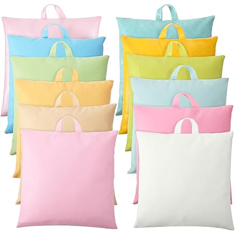 12 Pcs Kids Floor Cushions - Premium Floor Seating for Classrooms