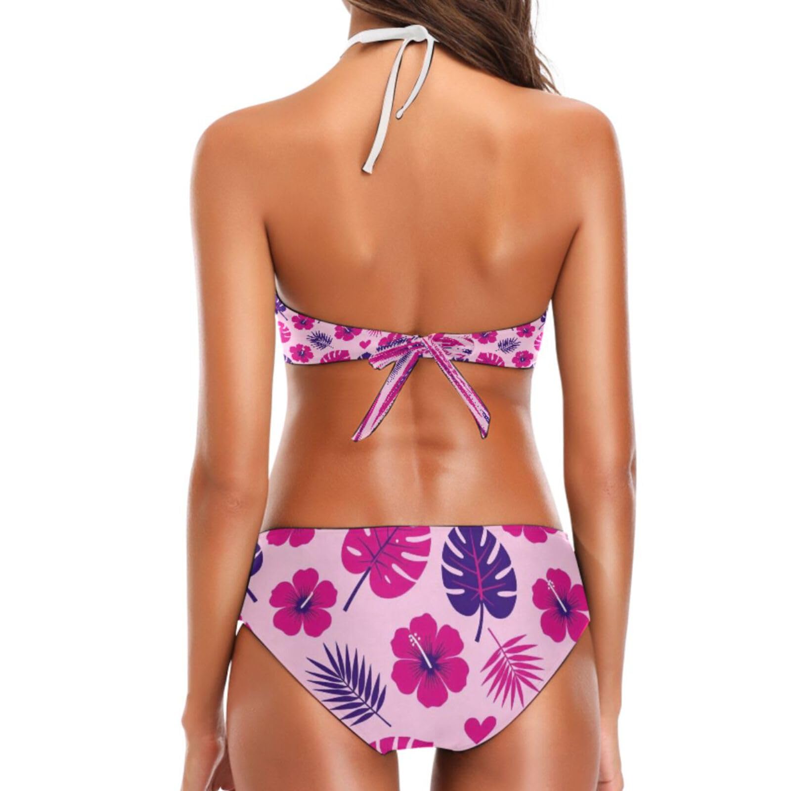 Wakacyjne bikini z przodu dla kobiet, wiele rozmiarów S-XXL