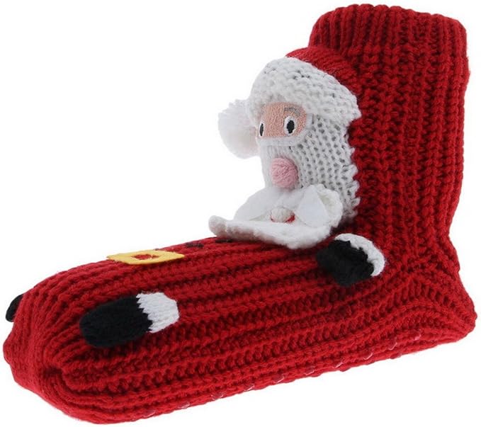 Amazon Eozy モコモコ レディースソックス 女性靴下 毛糸靴下 厚手 手作り 滑り止め 可愛い動物付き 冬防寒グッズ クリスマスプレゼント レッドサンタクロース 靴下 通販 Amazon Eozy モコモコ レディースソックス 女性靴下 毛糸靴下 厚手 手作り 滑り止め 可愛い動物付き 冬防寒グッズ クリスマスプレゼント レッドサンタクロース 靴下 通販