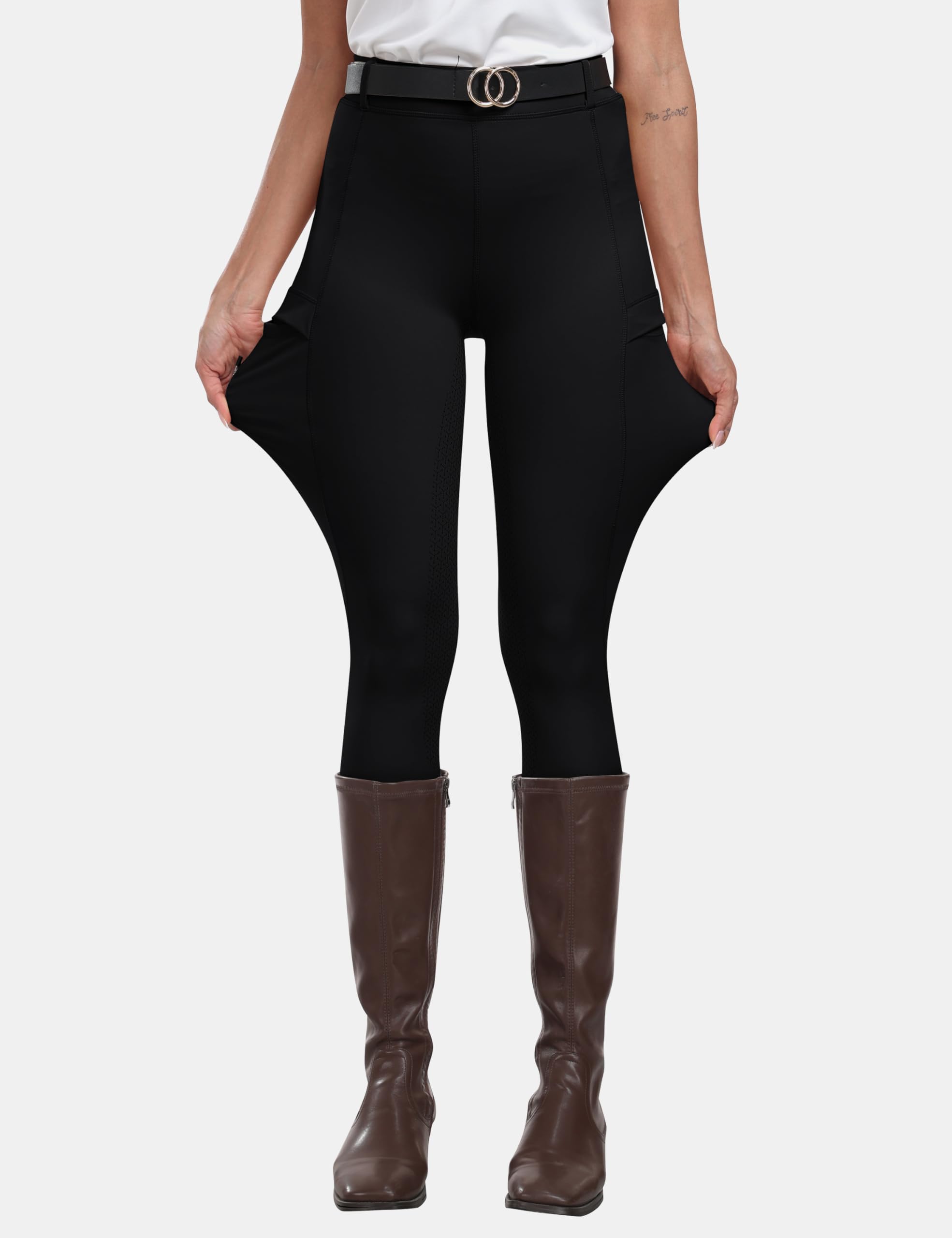 MoFiz Culottes D'équitation Femme - Pantalon - Slim - Femme