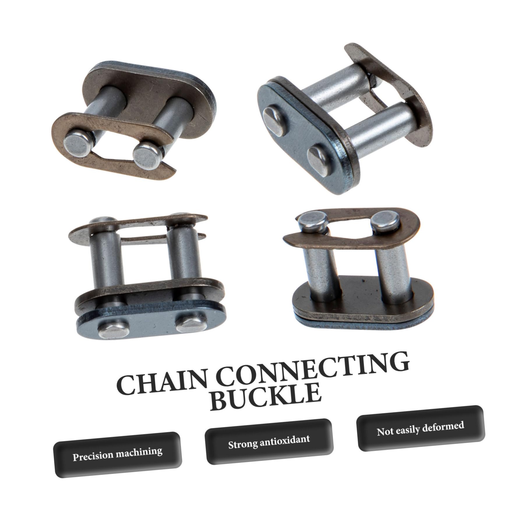 Vaguelly 100stücke Heavy Duty Kettenverbinder Für Motorräder Und Atvs Robuste Kettenverbindungselemente Präzise Gefertigt Installieren Langlebig Für Kettenverlängerungen Und