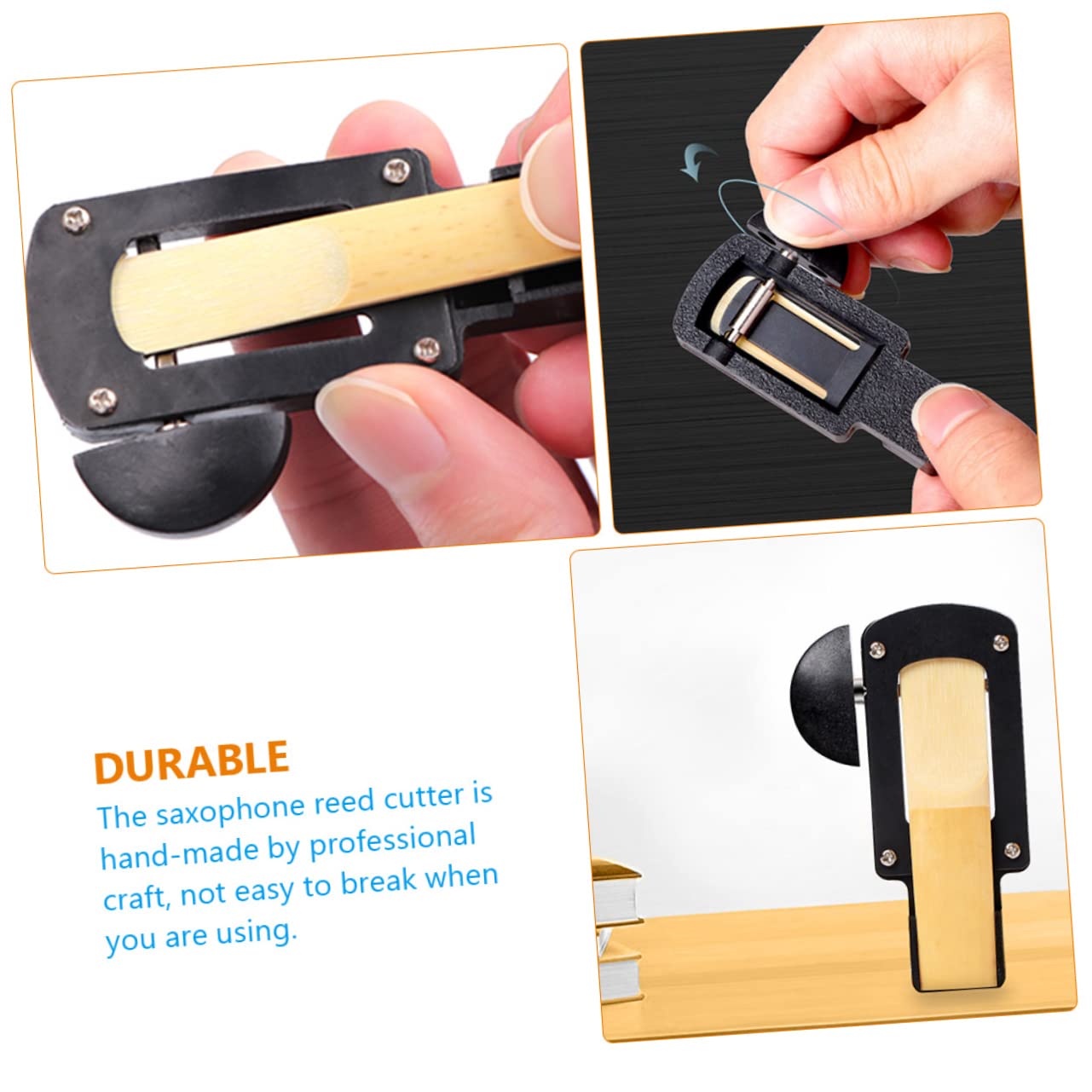 ifundom 4pezzi Saxophone Cutter Strumento Di Riparazione Per Ance Musicali Trimmer Per Clarinetto Facile Da Installare e Compatto Accessorio Per Musicisti Professionisti e Amatori