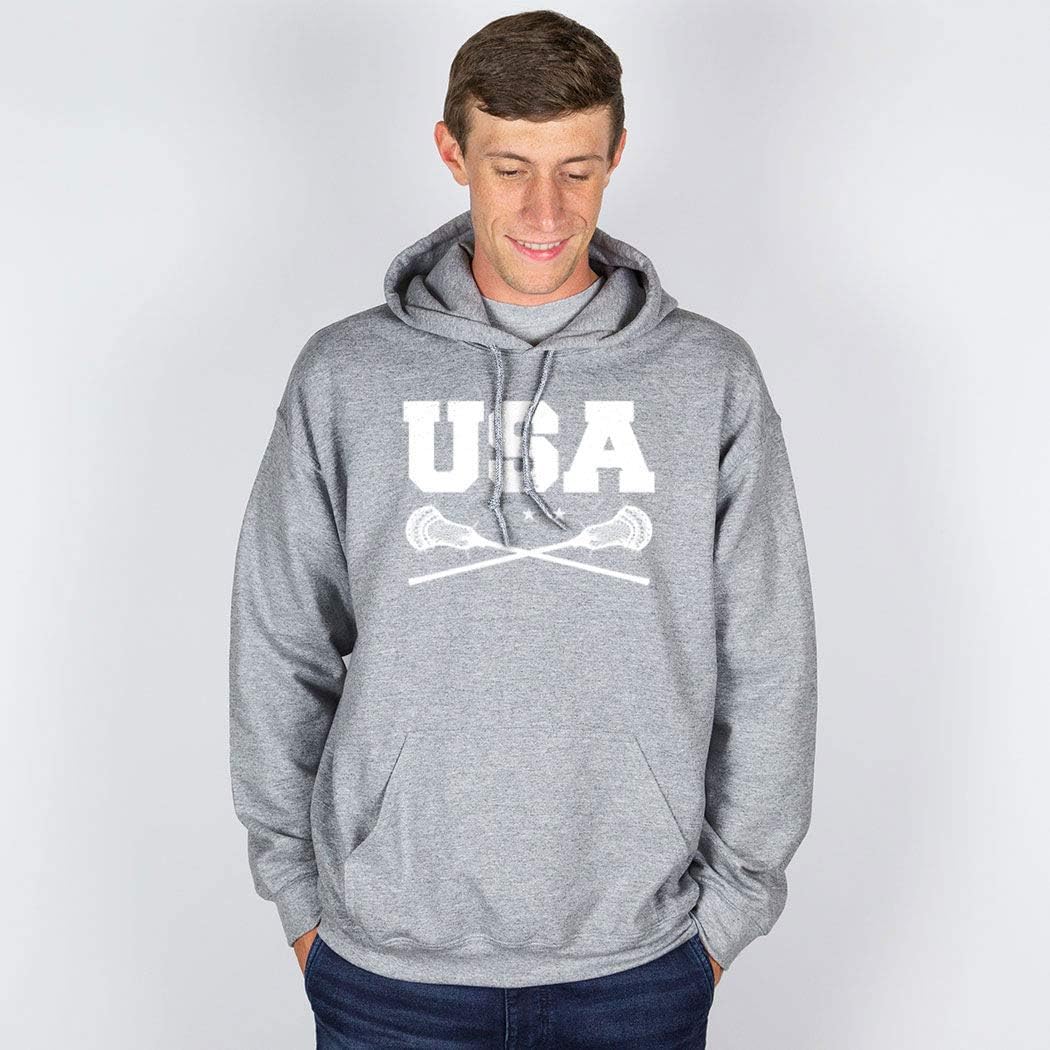 ChalkTalkSPORTS Guys Lacrosse Standard Sweatshirt | USA Lacrosse Adults Sizes