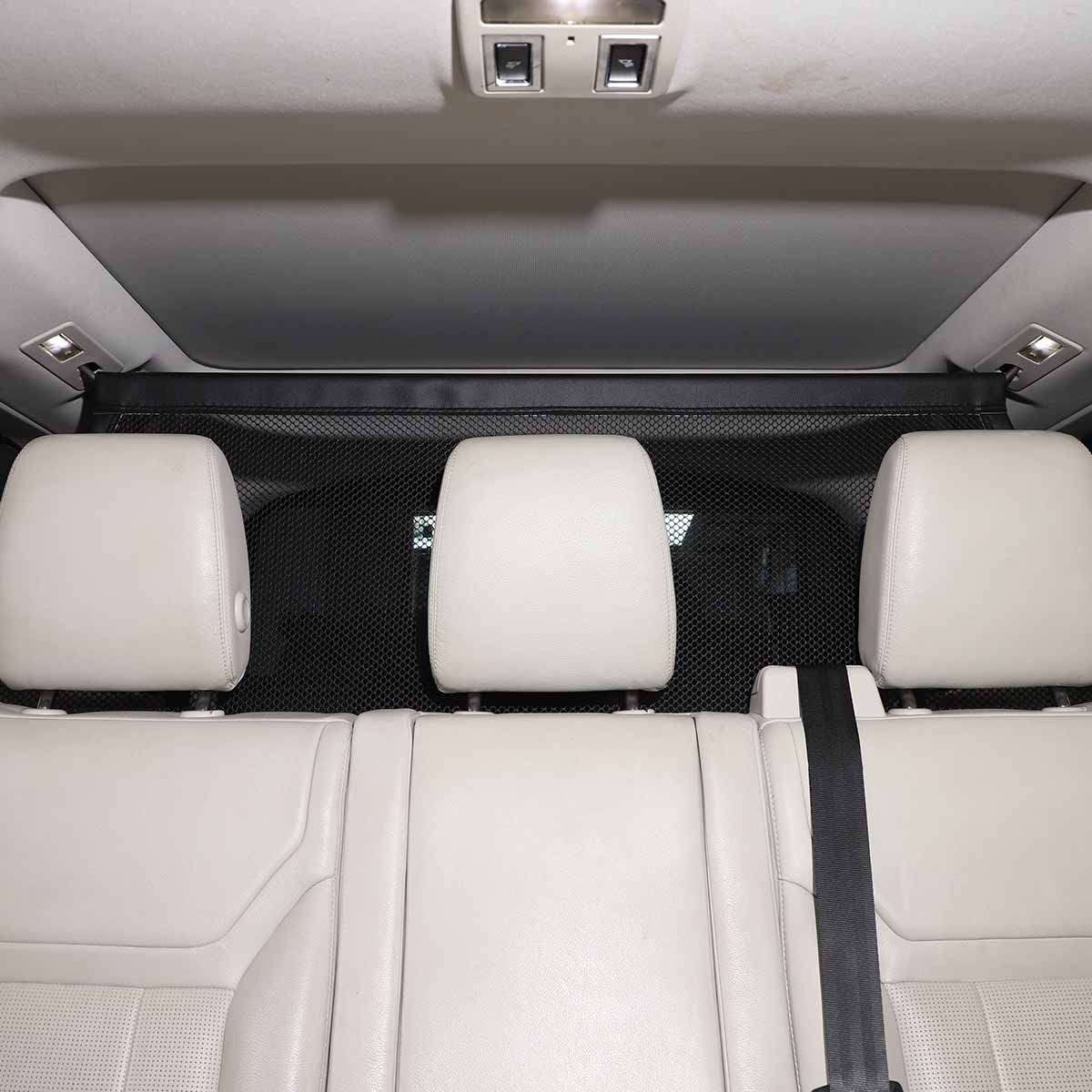 Barrera de perro para la barrera de seguridad del animal doméstico del coche, cerca ajustable de la red de la separación del animal doméstico para LR Discovery 5 LR5 L462 2017-2022