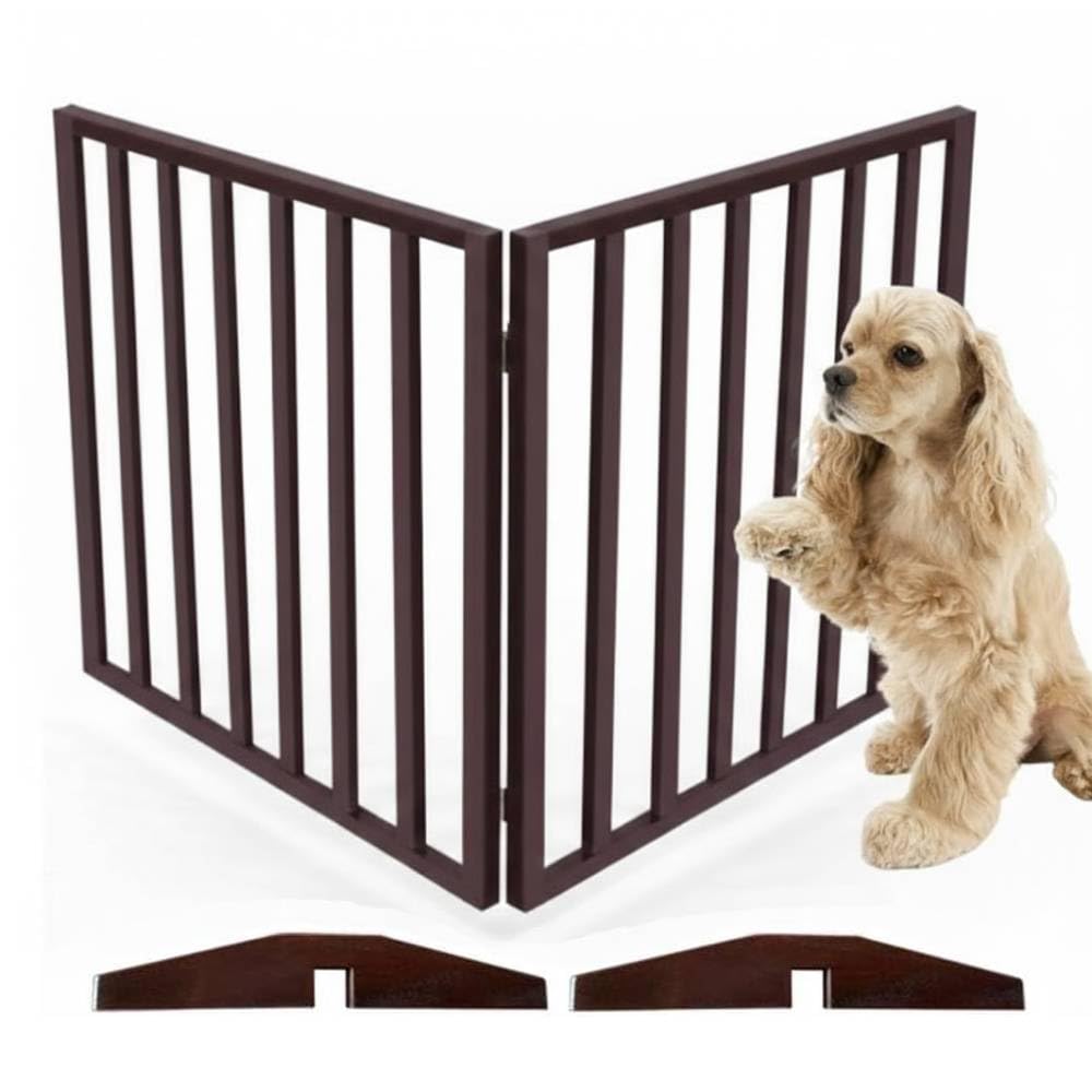 犬ゲート 置くだけ 木製 折りたたみ ペットゲート ペットフェンス ペットゲート 木製 置くだけ 高さ60 室内 折りたたみ ペットフェンス