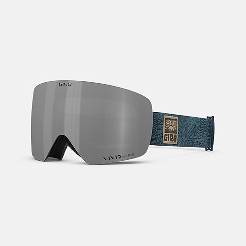 Giro Gafas de esquí de snowboard Contour para hombres y mujeres, cambio rápido magnético con 2 lentes VIVID, tecnología de ventilación antivaho - OTG