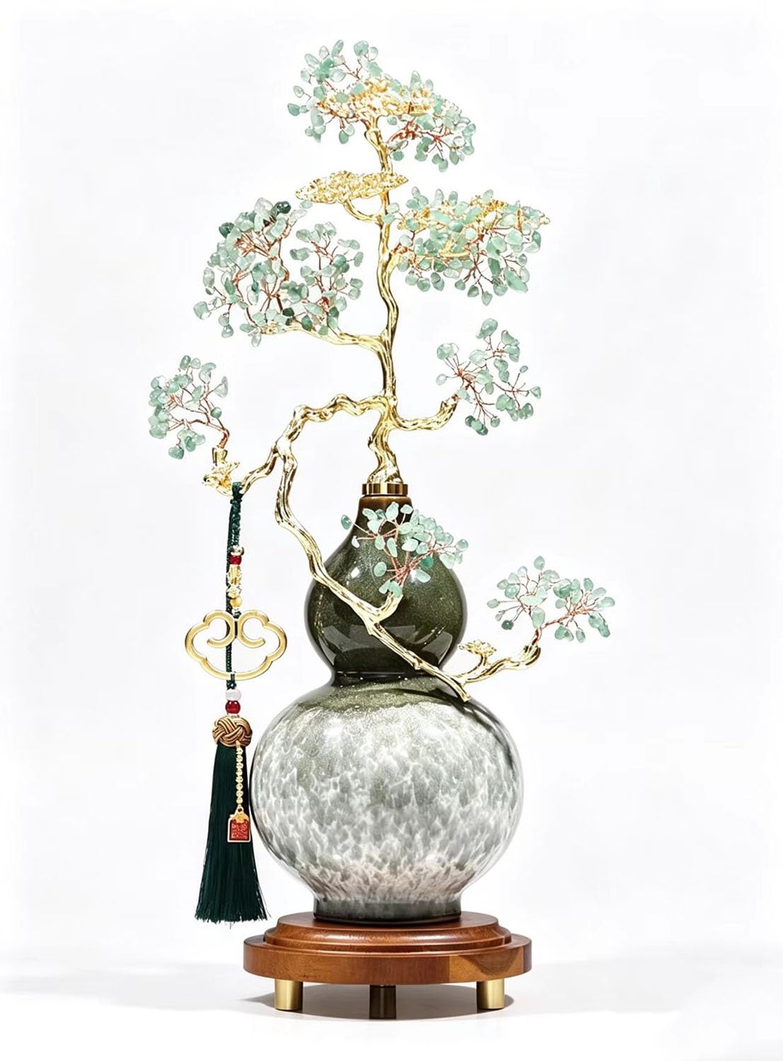 Feng Shui Decoration, Lucky Crystal Gourd Tree, New Store Opening Gift