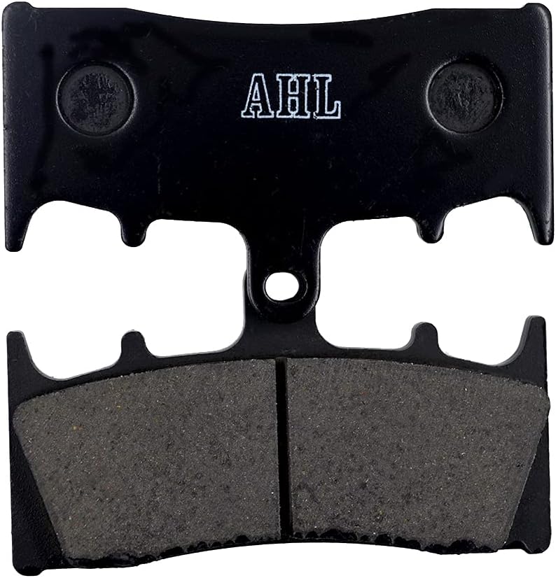 AHL Front & Rear Brake Pads Set for Kawasaki ZX-6R (G/J) ZX600 1998-2002 (Semi-metallic)