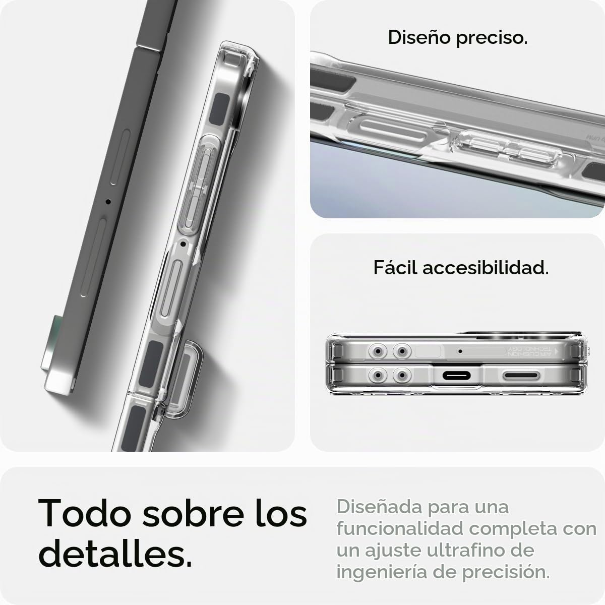 Spigen Funda Ultra Hybrid Pro MagFit para Samsung Samsung Galaxy Z Flip 7