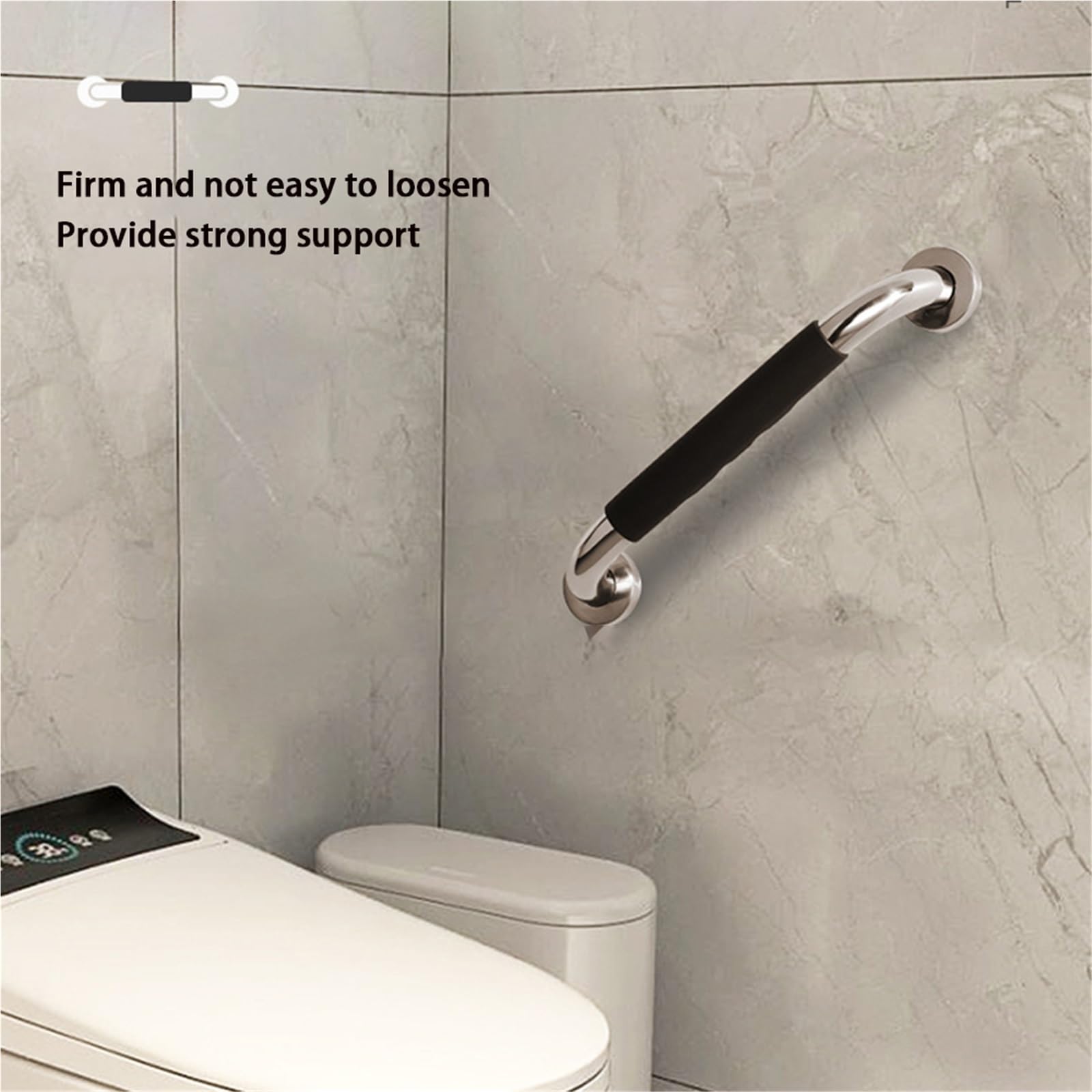 agarraderas baño Barra de Apoyo para baño Familiar de 2 Piezas, Barra de Apoyo de Seguridad, Barra de Apoyo para Personas con discapacidad, Acero Inoxidable Tirador de baño(50cm 2pcs)