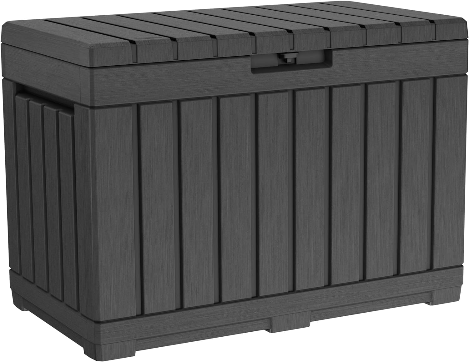 Koll Living Boîte de jardin de 190 ou 350 litres - Boîte de rangement compacte avec beaucoup d'espace pour les coussins de siège, les outils de jardin ou les jouets pour enfants - Garde le contenu au