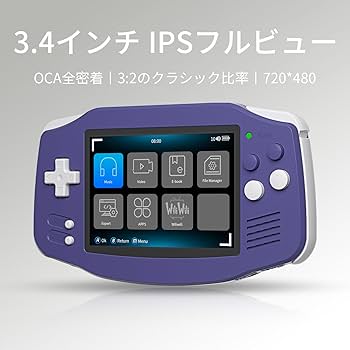 Anbernic RG34XX SP インディゴカラー 64GB ほぼ新品 Amazon.com: RG34XXSP Retro Handheld Game Console RG34XX SP