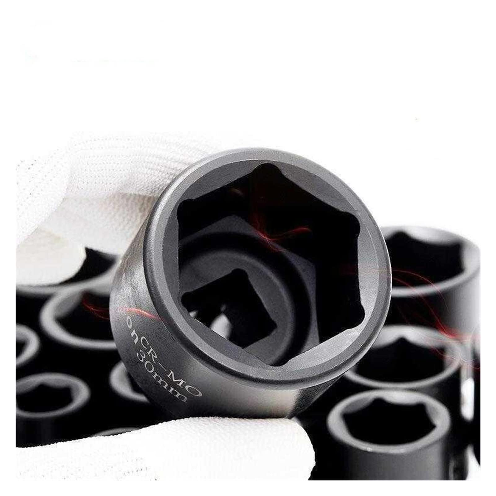 Hexágono Interior 34 36 mm Llave eléctrica 1/2 Pulgada de Manga de cañón de cañón de Viento de alargamiento Herramientas de reparación de Coches Llaves de alargamiento(10pcs)