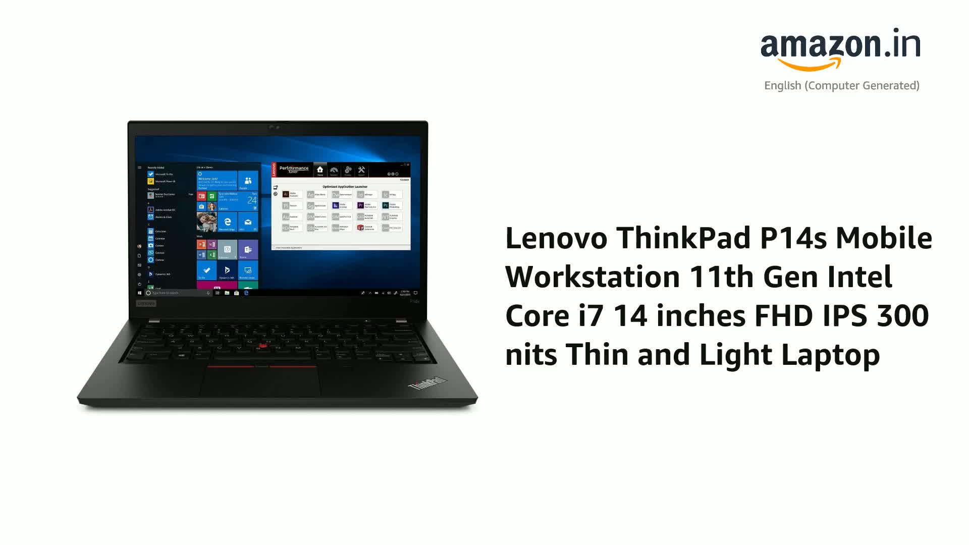 Lenovo ThinkPad P14s Mobile Workstation 11th Gen Intel Core i7 14