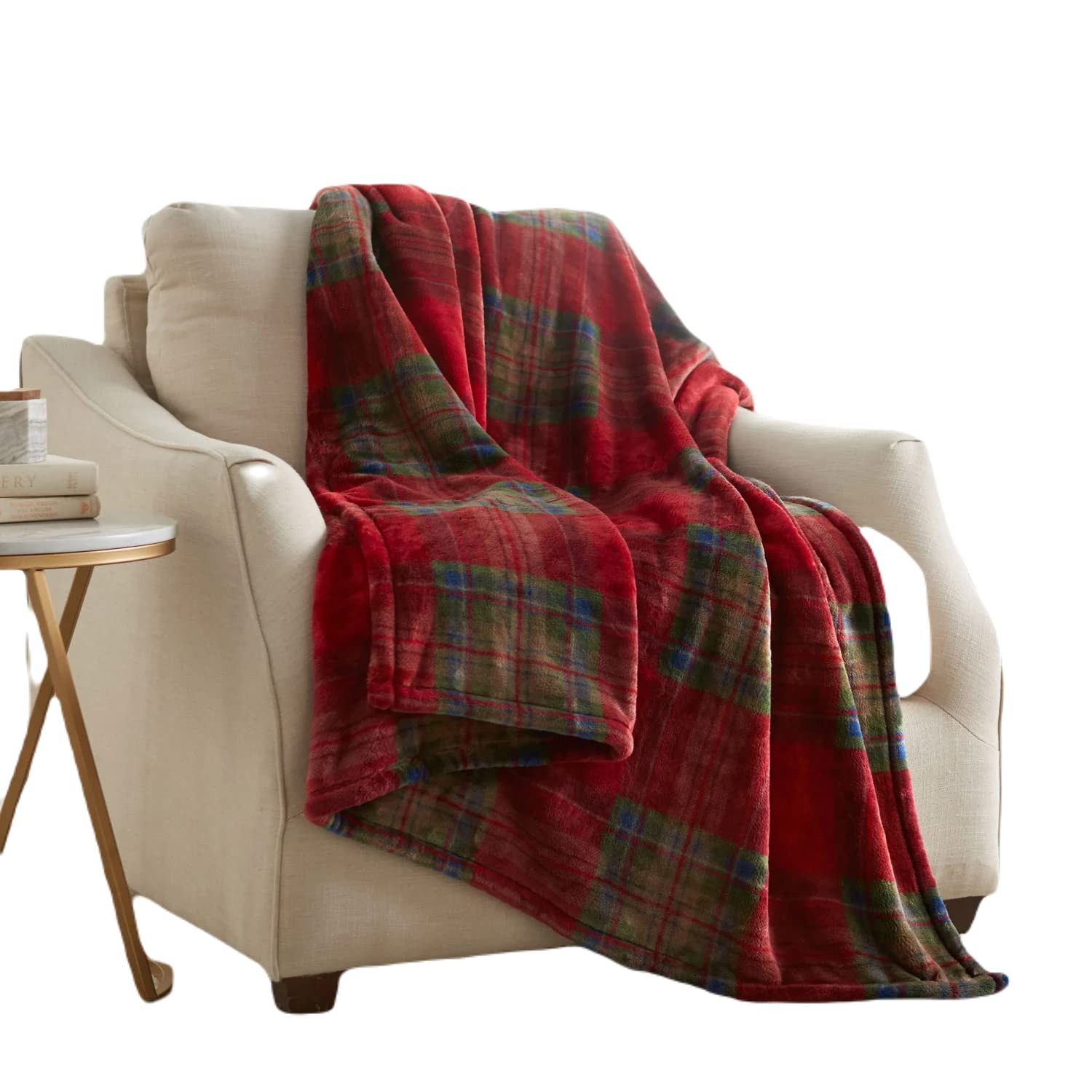 Member's Mark Lounge Throw, 60" x 70" (Holiday Plaid)