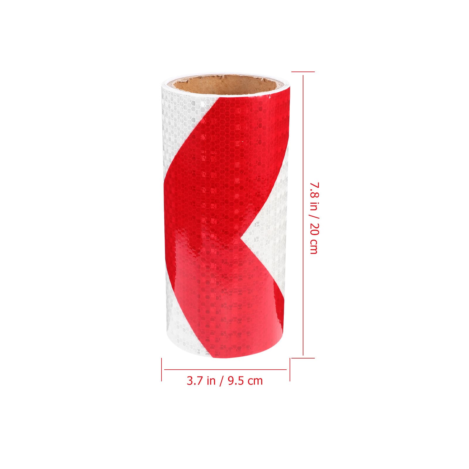 Baluue Ruban Réfléchissant Adhésif en Pvc Flèche Large, Autocollant de Signalisation pour Sécurité Routière et Situations D'urgence, Résistance Adhésive Forte, Visibilité Améliorée