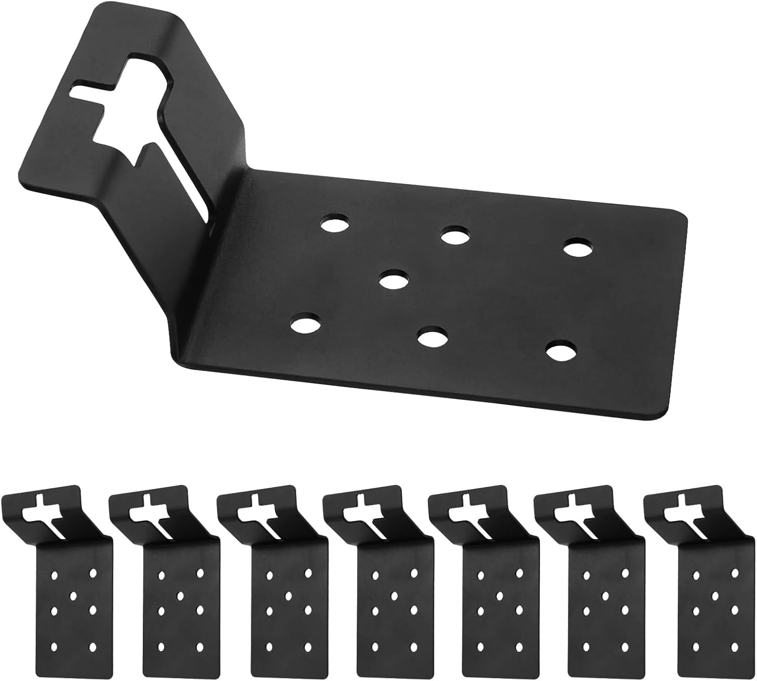 8 Pack T-Post Bracket 3" T Post Mount Bracket for Signs, Or Fences