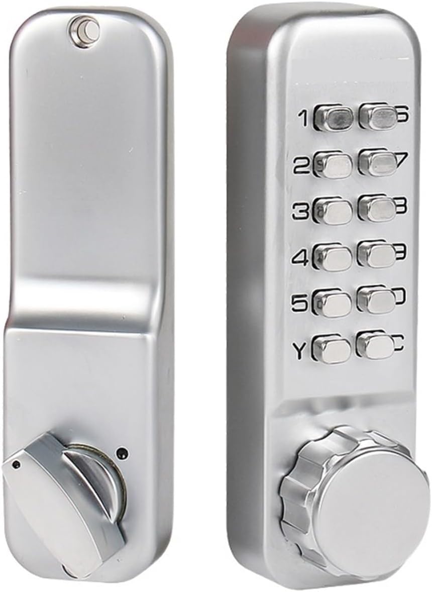 Waterproof Password Door Lock with Tongue Keyless Digital Mechanical Lock, Suitable for Office and Home R-388
