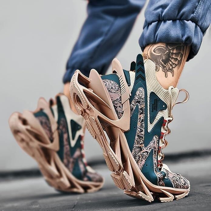 Męskie buty do koszykówki na co dzień są oddychające, wytrzymałe, amortyzujące i modne biegania. Buty sportowe Buty spacerowe