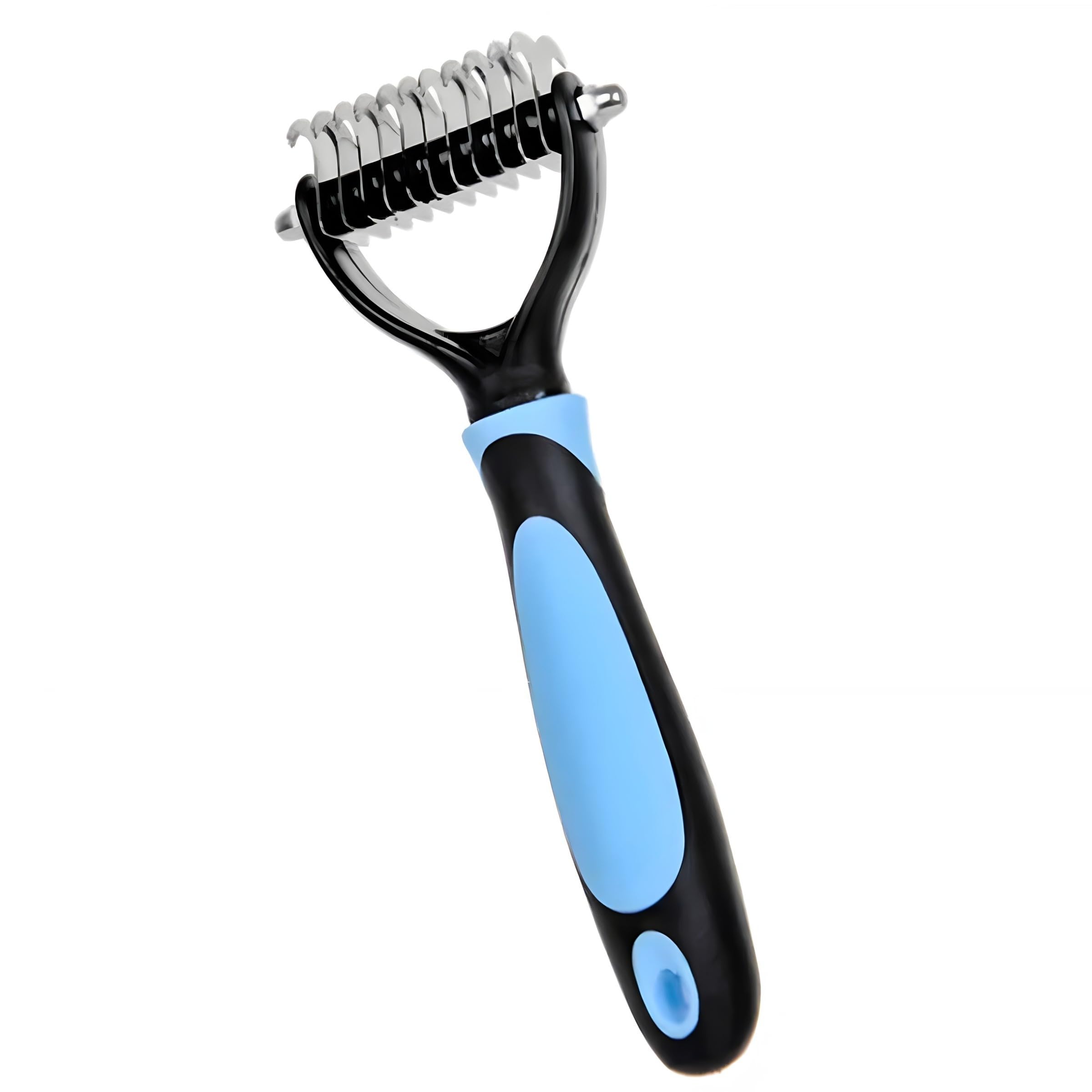 Truenix Dematting Brush for Dogs | Dog Hair Brush for Grooming | Dual Head Stainless Steel Dog Comb | Cat Grooming Brushes | Pet Grooming Brush for Dogs & Cats | Pet Hair Remover Brush